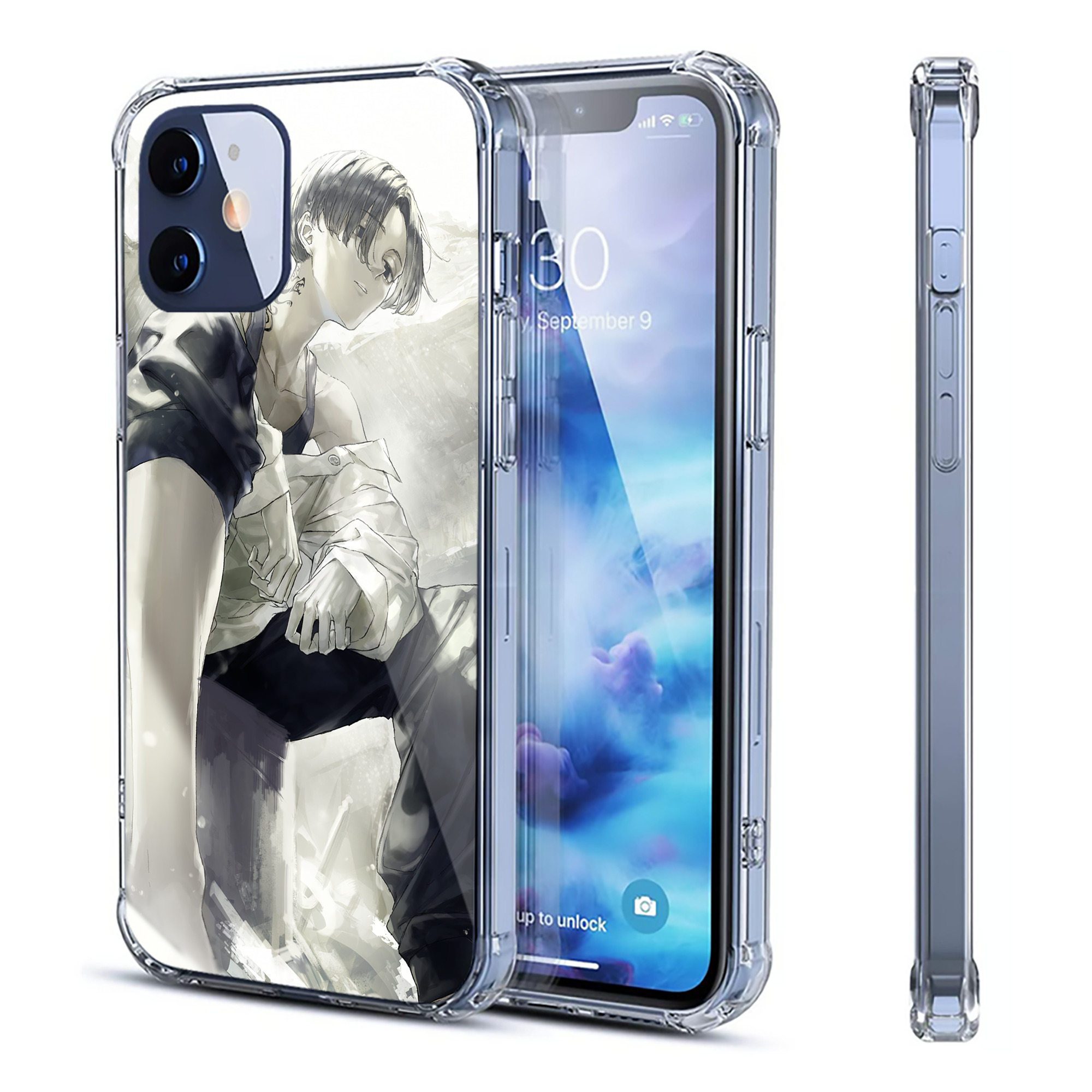 （画像用） 東京リベンジャーズ Tokyo Revengers 【iPhone 12シリーズ対応】透明スマホケース（クリアソフトケース）